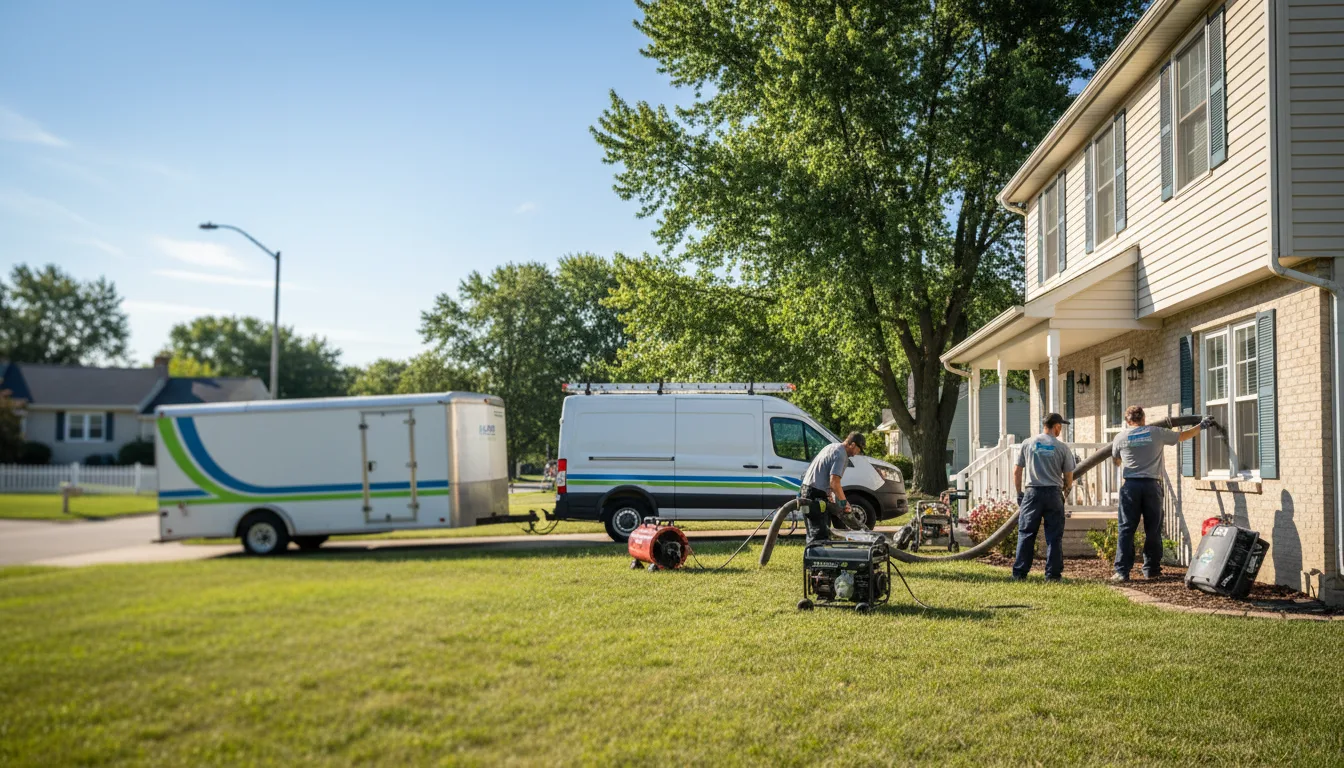 Flooded Basement Restoration And Cleanup With Repair in Barnard, KS near me